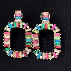 Multicolor Geometric Earrings